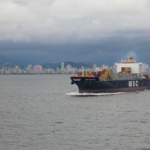 Skyline of Santos